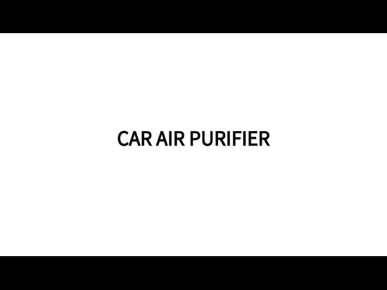 Purificatore d'aria per auto in ABS con display visibile della qualità dell'aria
