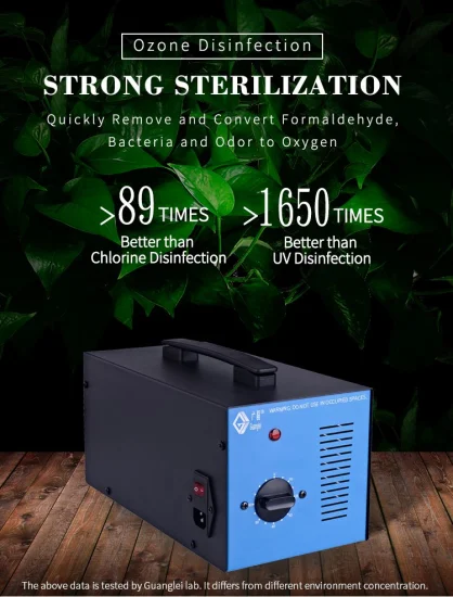 Nuovo purificatore d'aria con generatore di ozono per il comfort commerciale