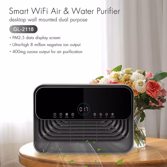 Purificatore d'aria commerciale classico da 1,2 g con luce UVC